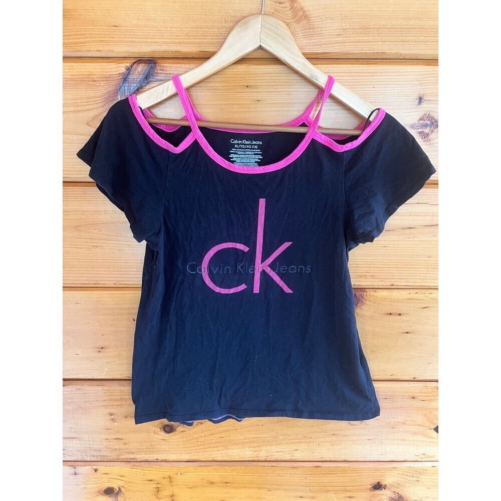 Calvine Klein Cold Shoulder Girls Top 16